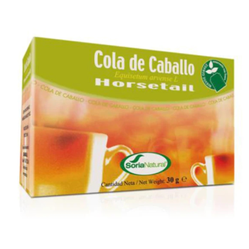 Soria Natural Cola de Caballo Infusion.- 20 bolsitas para infusion.