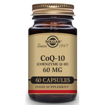 Solgar CoQ-10 (Coenzima Q-10) 60 mg .- 60 Cápsulas blandas