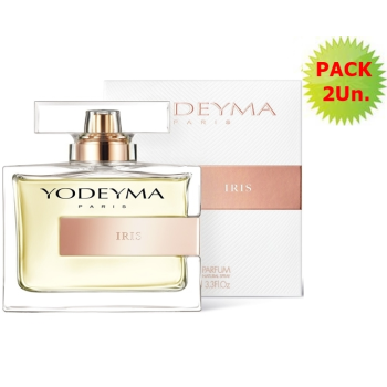 Yodeyma Iris eau de parfum original de Yodeyma para mujer.- Spray 100 ml.Pack 2Un.