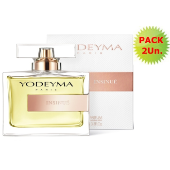 Yodeyma Insinue Perfume Original de Yodeyma para Mujer.- Spray 100 ml. Pack 2Un.